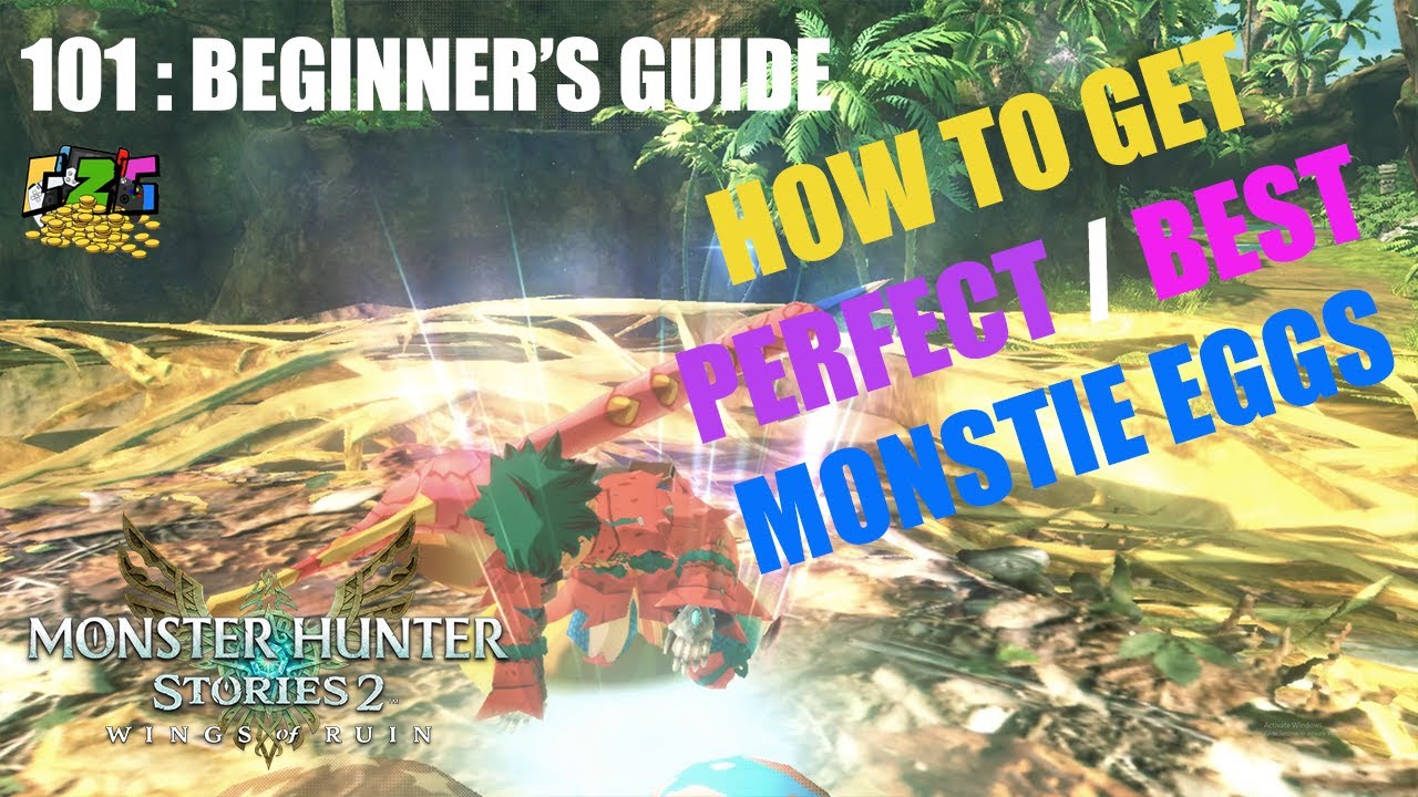 HOW TO GET PERFECT / BEST MONSTER EGG (RAINBOW) EASILY | MONSTER HUNTER STORIES 2 TIPS