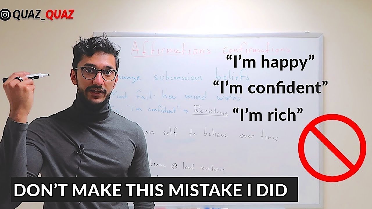 How To Reprogram Subconscious Mind: Stop using affirmations (My 2 step formula for success)