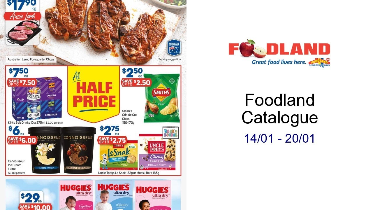 Foodland  Catalogue  14/01 - 20/01