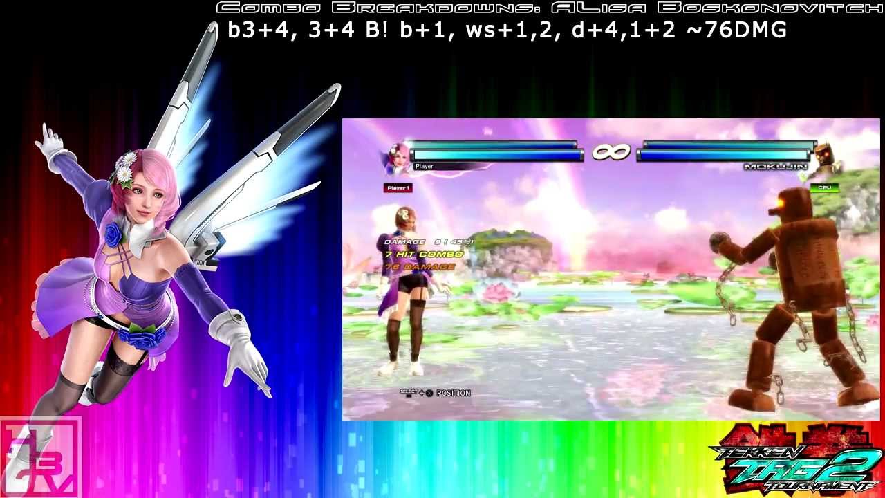 Tekken Tag 2: Alisa Combo Breakdowns PT. 2/2
