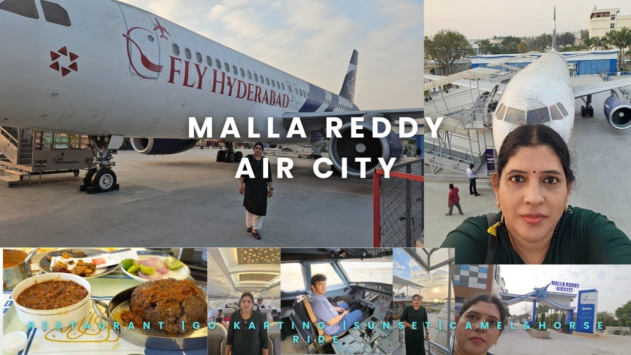 Malla Reddy Air City  Flight Restaurant  Tour/Malla Reddy  Air City Fly Hyderabad /food vlogs
