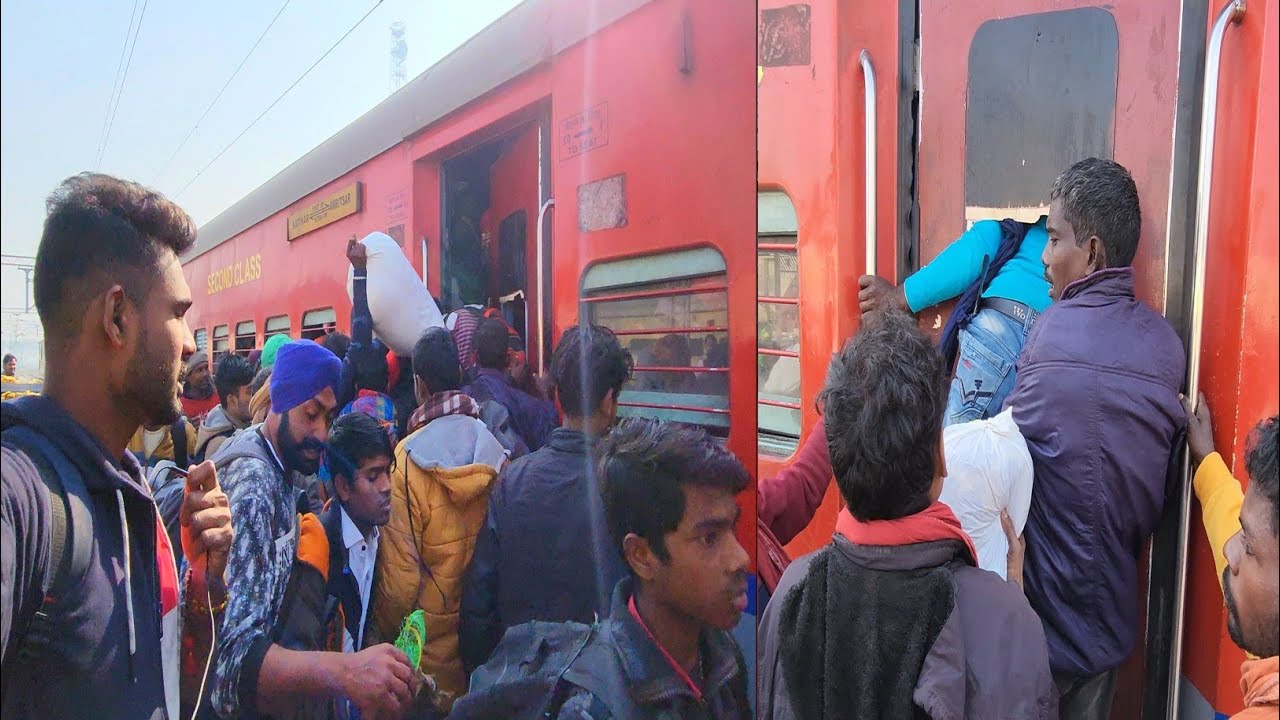 नर्क से भी बुरा हाल है यहां 😨😨 | Amrapali Express Train Journey