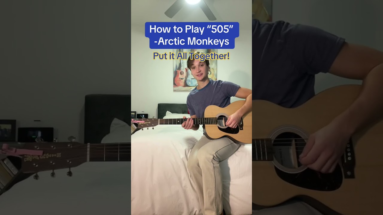 How to Play &ldquo;505&rdquo; - Arctic Monkeys 🎸 #guitartok #musiciansoftiktok #fyp #foryou