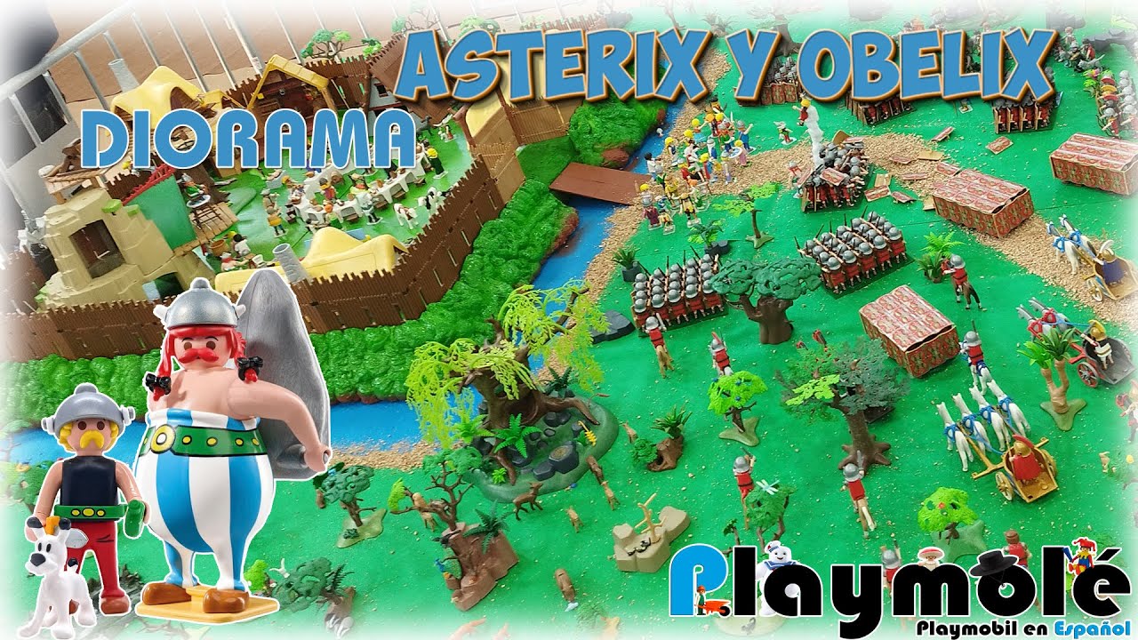DIORAMA ASTERIX Y OBELIX FERIA PLAYMOBIL DE  ALCONERA 2025