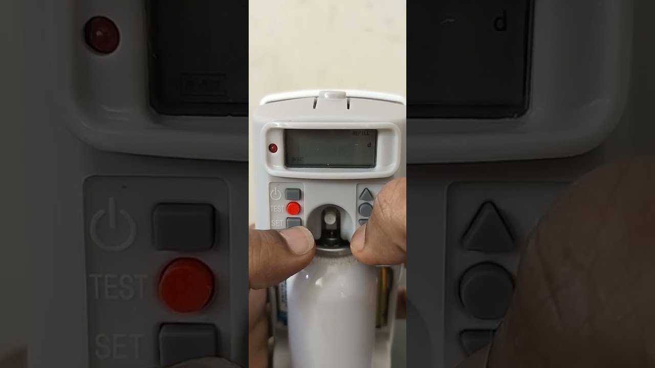 110 ml LCD PROGRAMMING DISPENSER,CARE FRESH,AEROSOL DISPENSER.