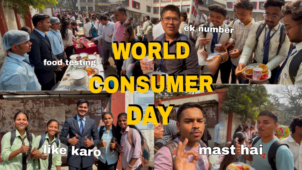 BHIWANDI COLLEGE || FOOD STALLS ||😋WORLD CONSUMER DAY ||VLOG-23 @Iamshivamvarma #food #foodvlog