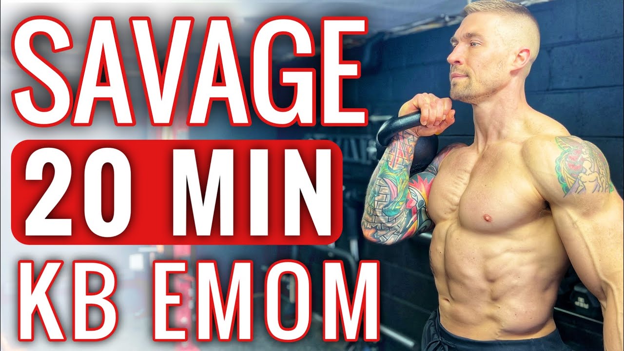 SAVAGE 20 Min Kettlebell Complex EMOM (follow along!)
