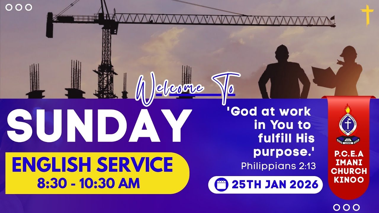SUNDAY ENGLISH SERVICE | 25TH JAN 2025