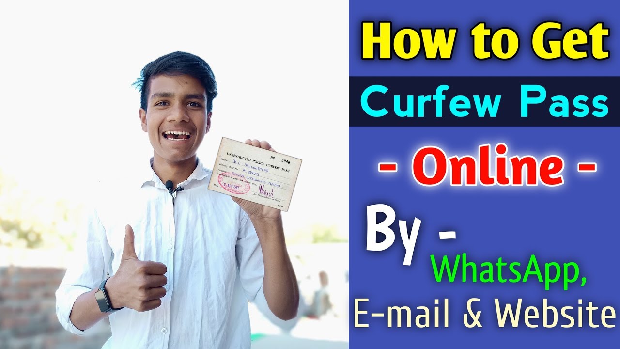 How to Get Curfew Pass Online | Curfew Pass कैसे मिलेगा? | Vicer Tech