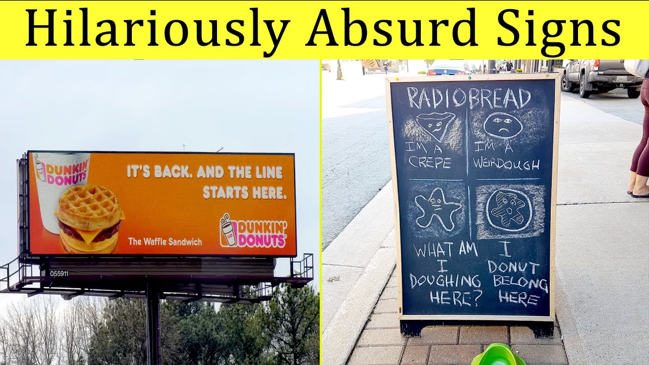 These Signs Are So Funny, They Should Be Illegal! || Happy Panda