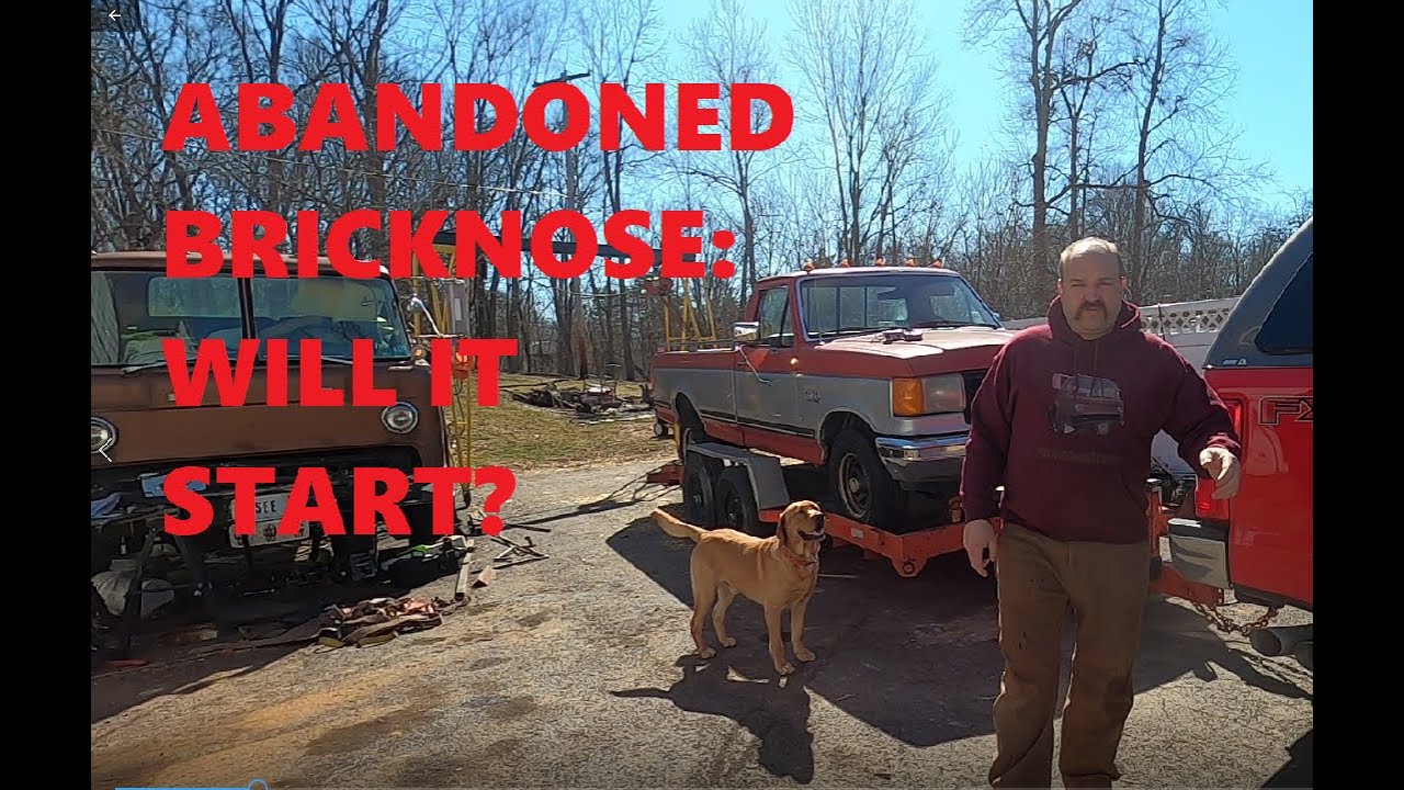 Abandoned '87 F150 Bricknose.  Looks mint, but will it start?