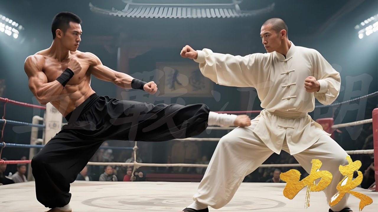 太極小夥逆襲最強蒼龍拳，擂台上以柔克剛秒殺全場  # Kung Fu # 中國功夫 # 動作片# 太極
