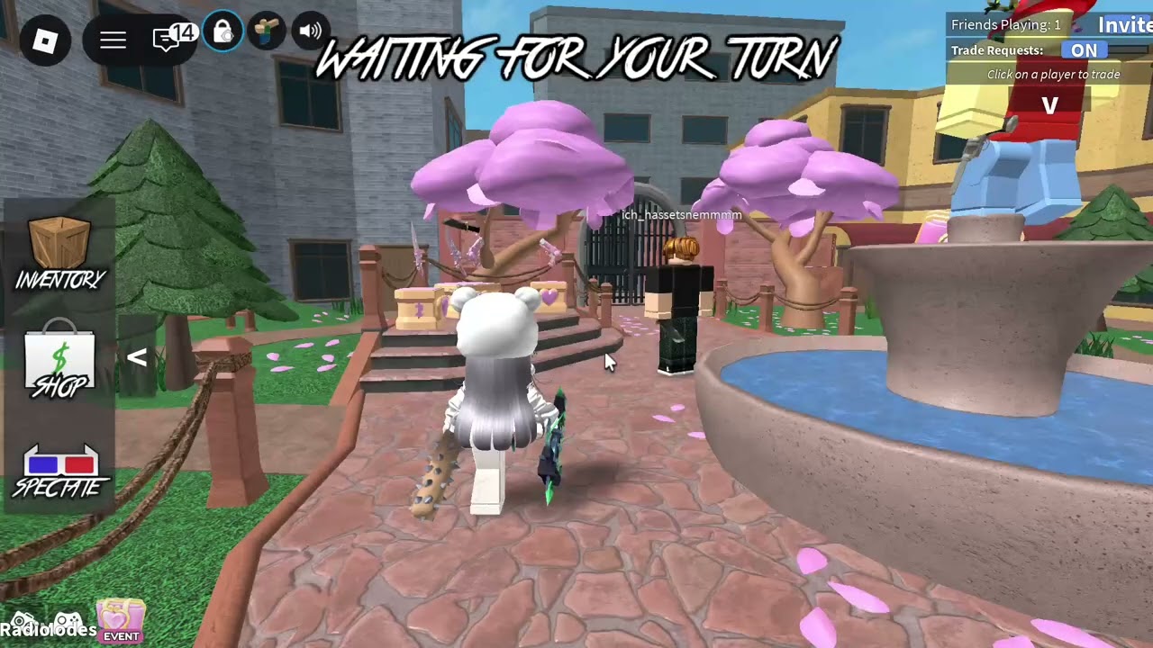Jugando mm2