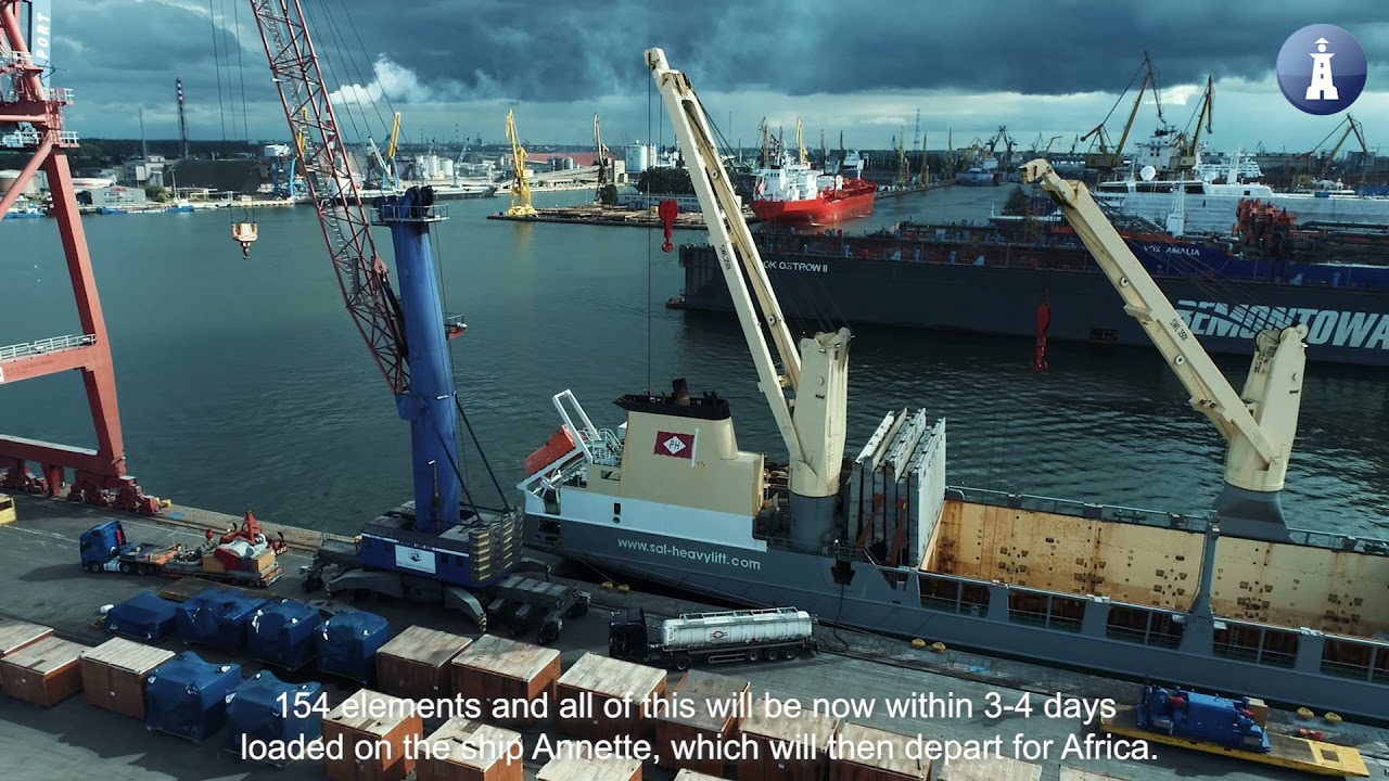 Z Portu Gdańsk do wybrzeża Tanzanii. CEVA Logistic przetransportuje konstrukcję o wadze 2 tys. ton