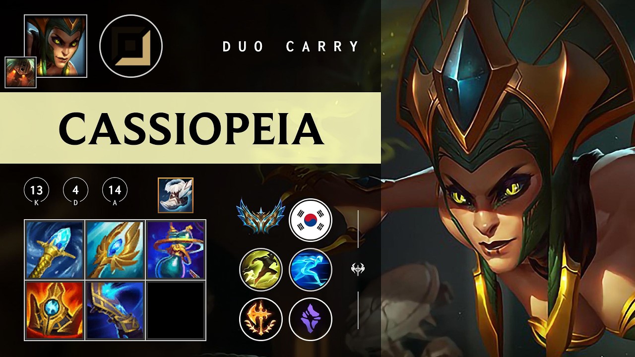 Cassiopeia Carry vs Jinx - KR Challenger Patch 26.05