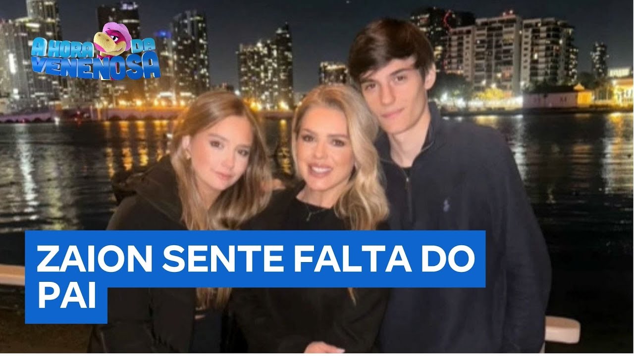 Filho de Fábio Jr. diz que sente falta da presença do pai