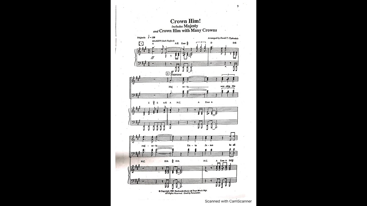 CROWN HIM! (PIANO ACC.)