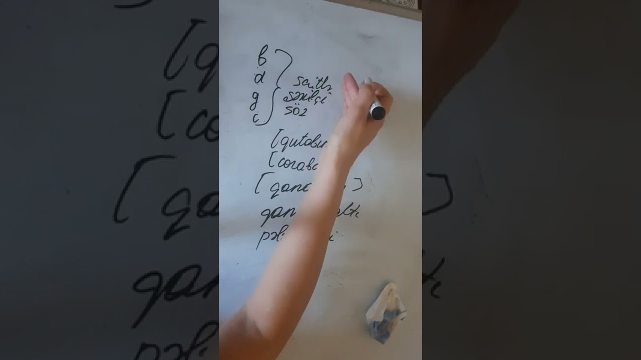 B,d,g,c samitlərinin söz sonunda necə işlədilməsinin yaddaqalan izahı👍