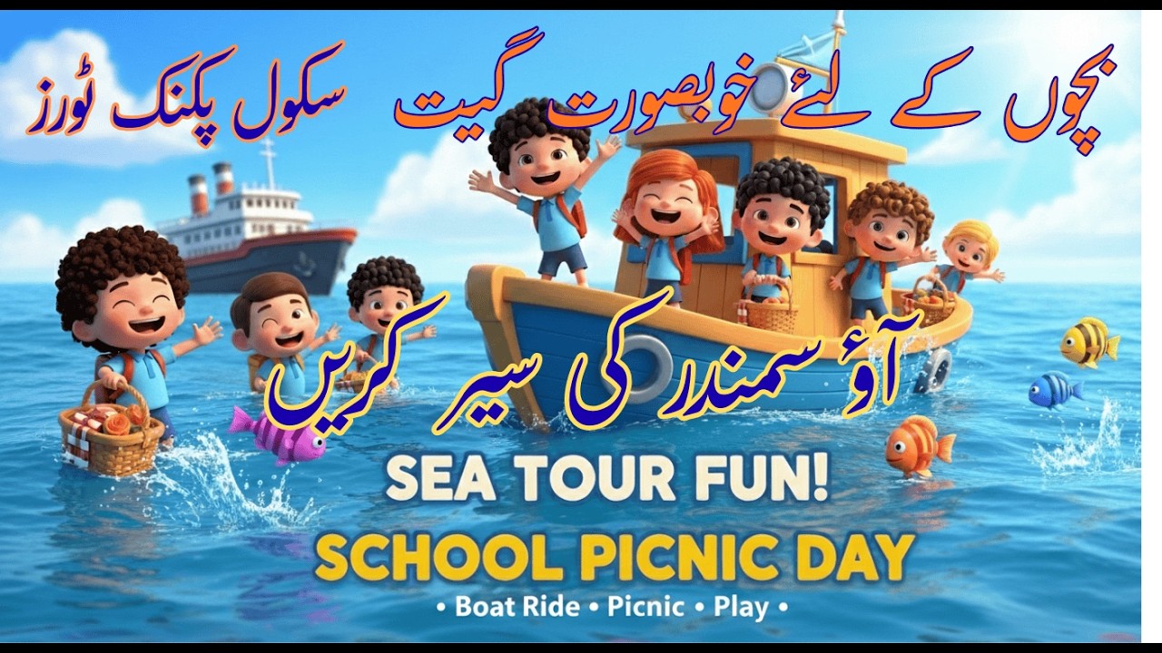Sea Tour Ki Masti Baby 🌊🚤 | School Picnic Song | Kids Fun Video
