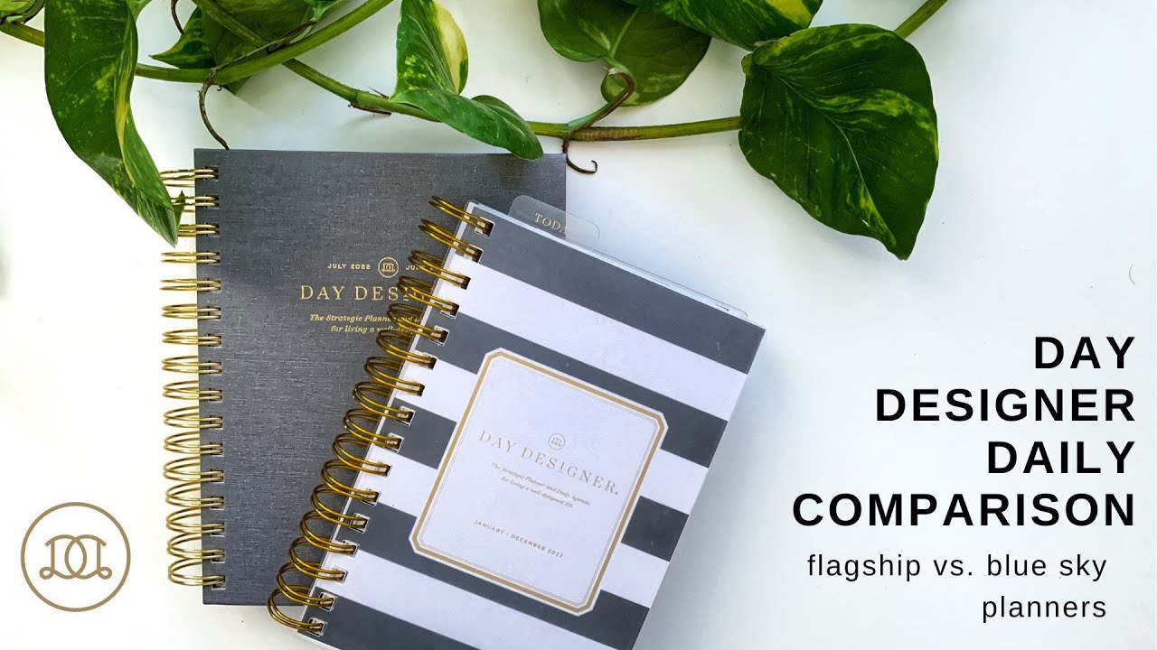 Day Designer Daily Comparison | Flagship vs. Blue Sky Planners