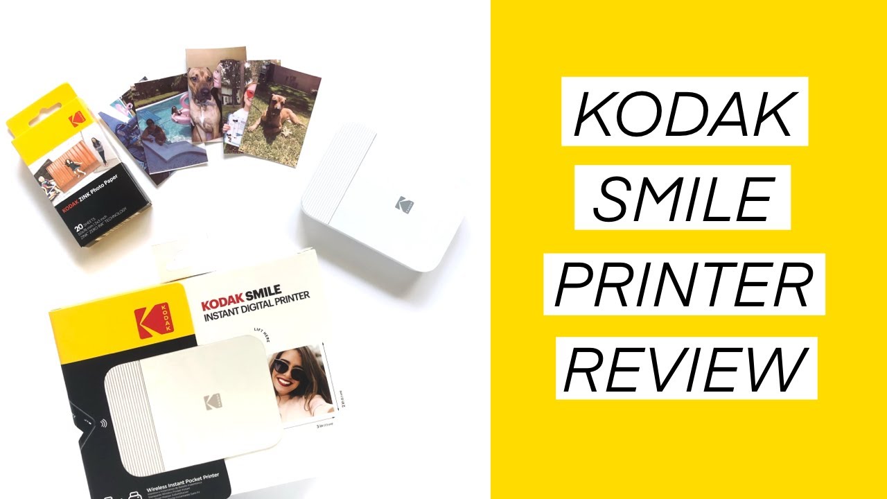 Kodak Smile Printer Review // Pros and Cons