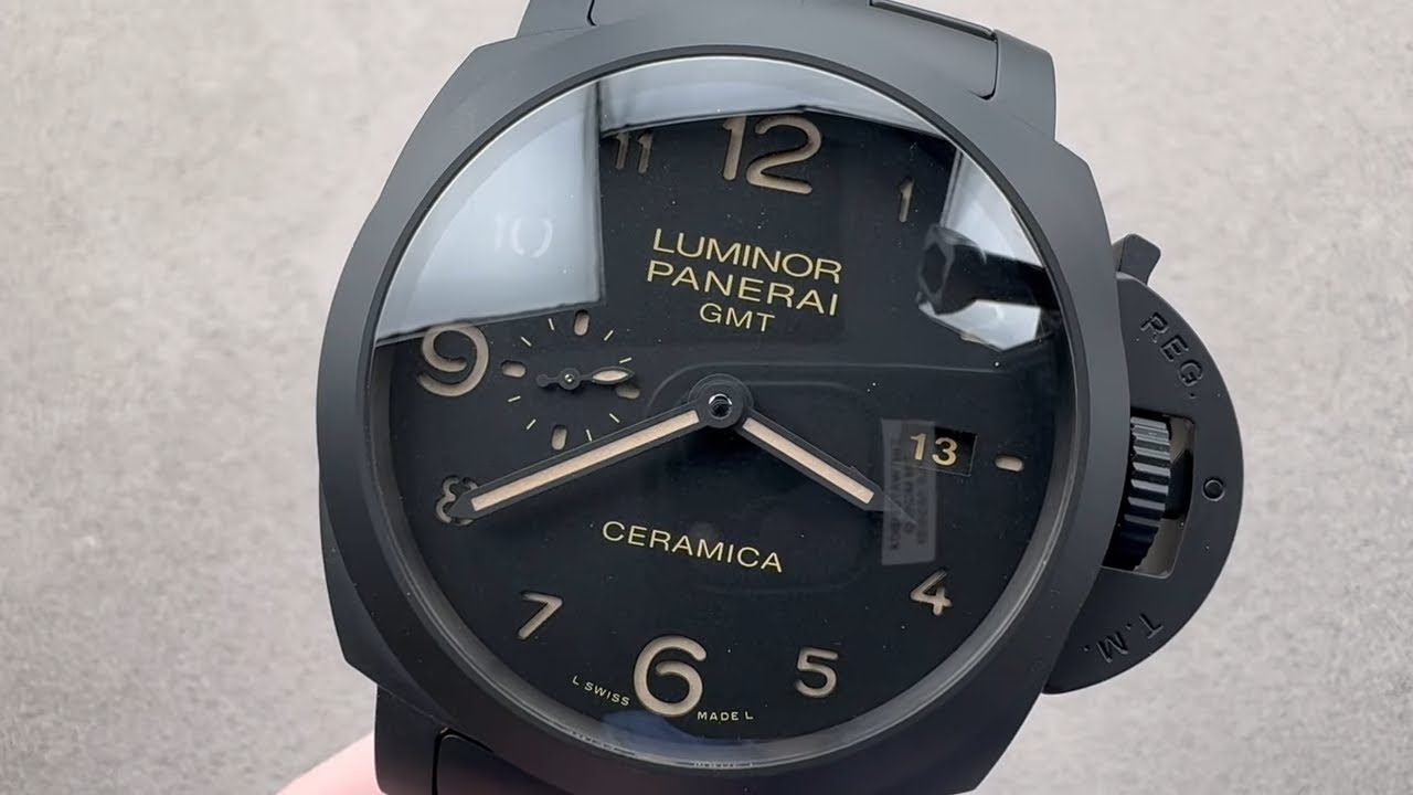 Panerai Tuttonero Luminor 1950 3 Days GMT PAM00438 - Hands-On Review & Features Overview