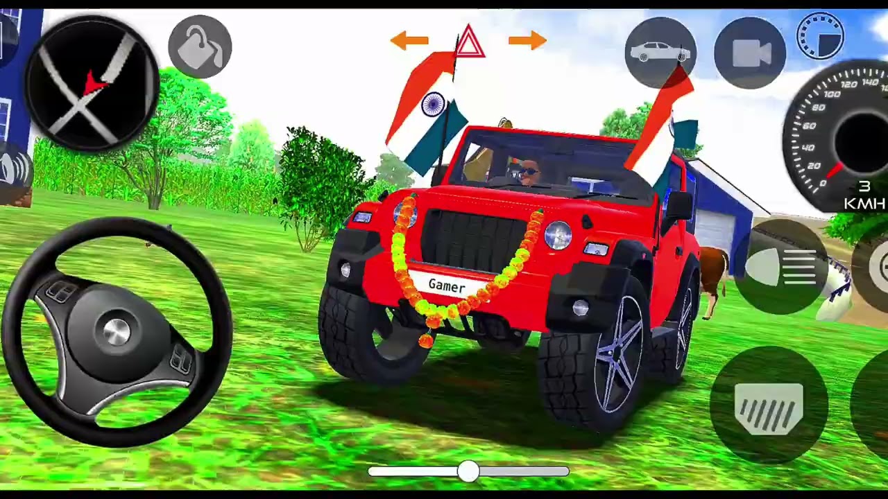 Modified Mahindra Thar😈Games:Indian Thar (Gadi Wala Games) Car Game Android Game - Android Gameplay