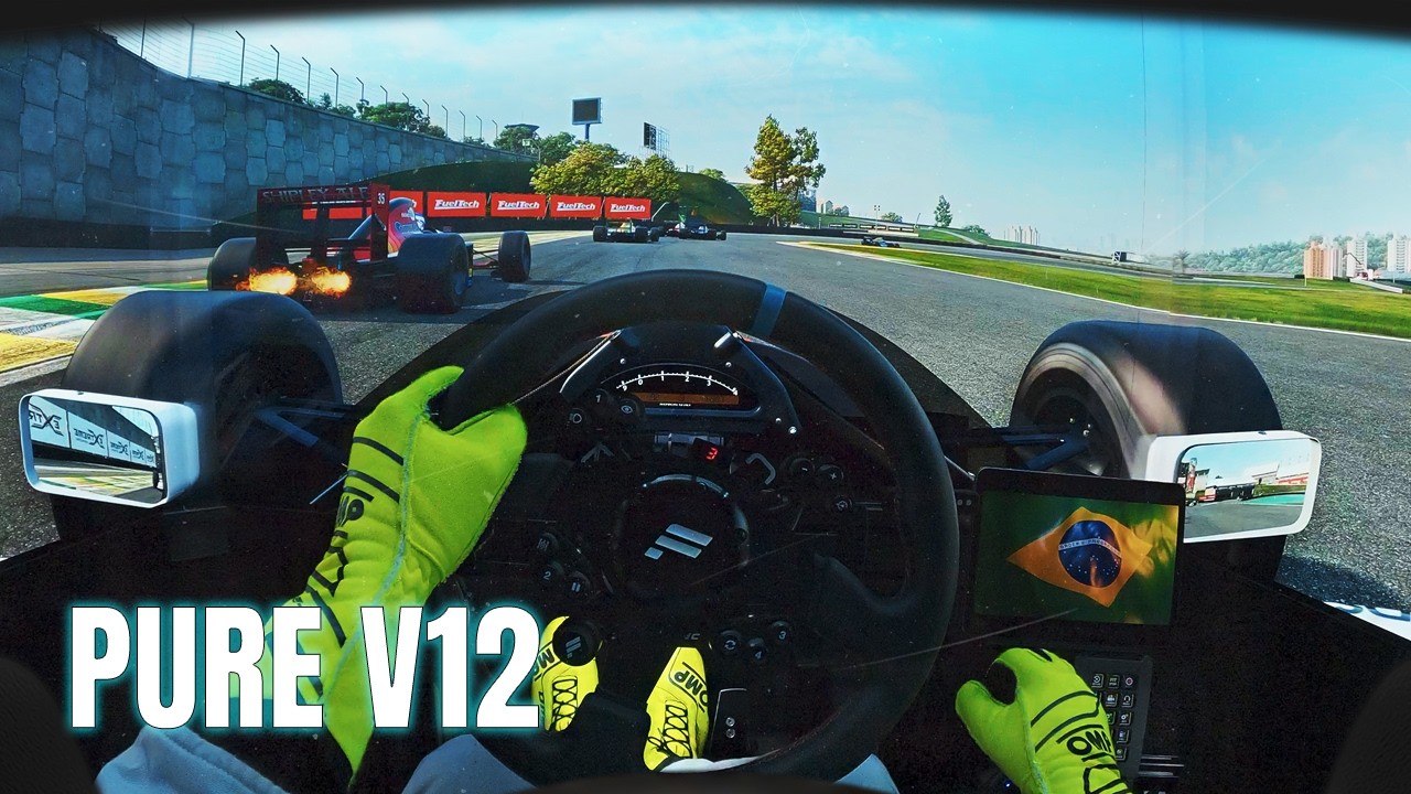 SENNA TRIBUTE AT INTERLAGOS - MP4/6 V12 FULL SEND | Automobilista 2 POV