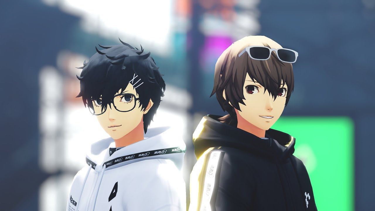 [AI Cover(JP)][MMD Persona 5] Uninterrupted Indigo - Protag & Akechi