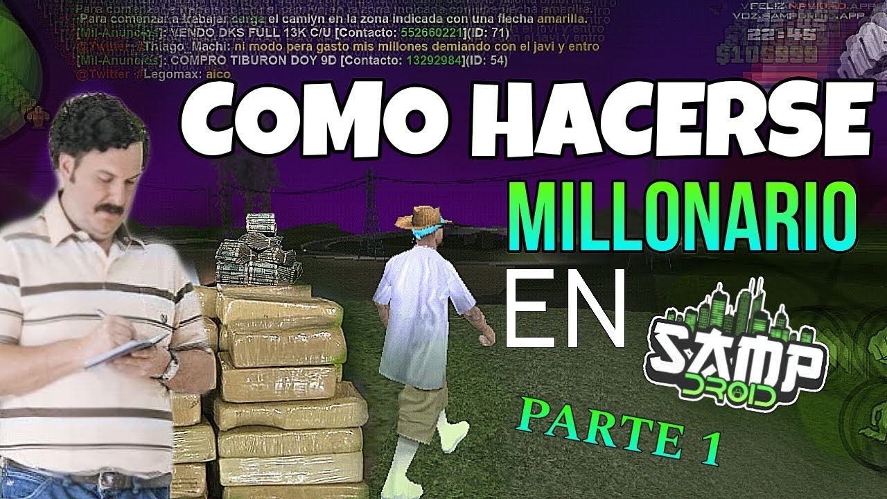 Como hacerse MILLONARIO en SAMPDROID