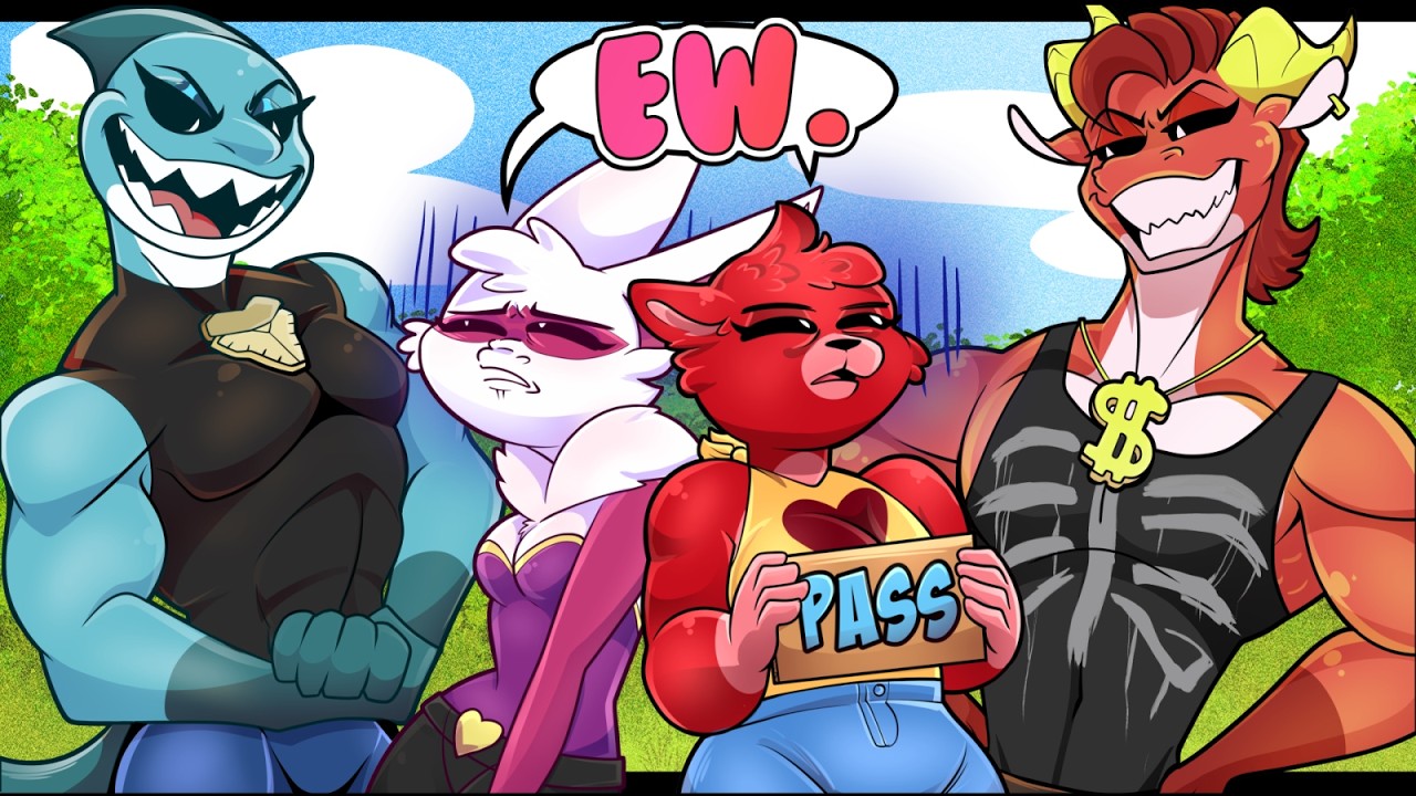 Rabie Baby X Simon Smoke X Bobby BearHug Love or Pass | Poppy Playtime Chapter 5┃Comic Dub