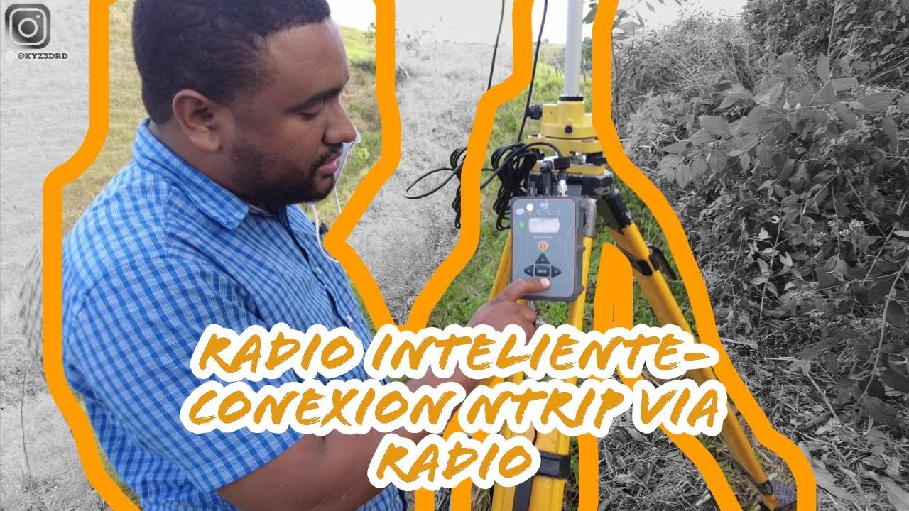 TOPÓGRAFO CON RADIO INTELIGENTE PARA RTK CON NTRIP  - VLOG#7