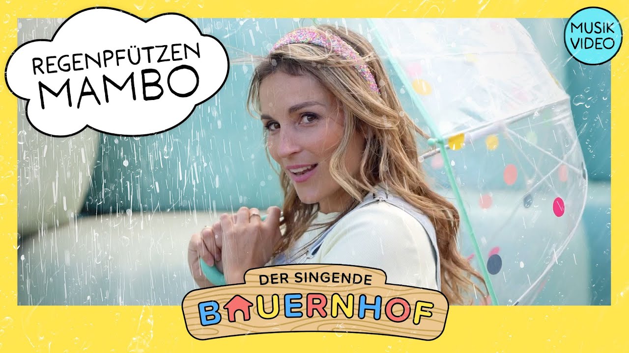 REGENPFÜTZEN MAMBO 🌧️ Mitmachlied & Tanzlied für Kinder | Der singende Bauernhof