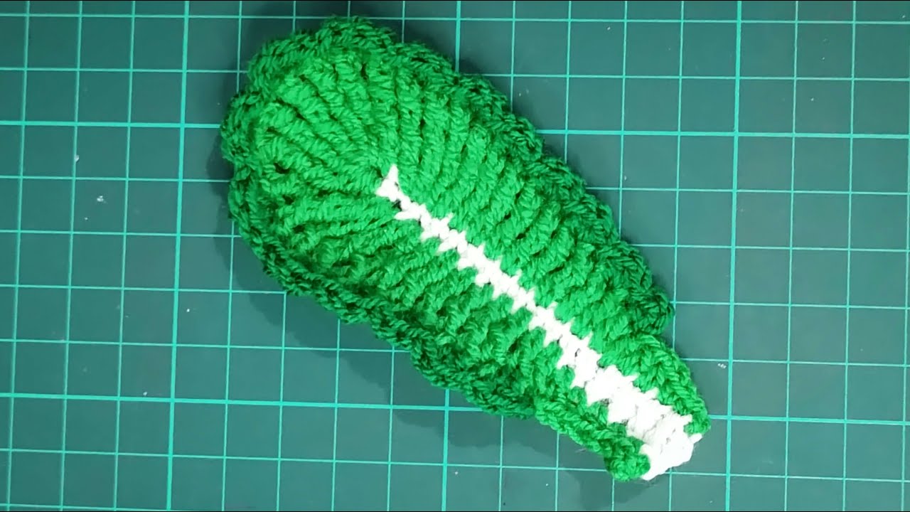 How to Crochet Lettuce Leaf | Free Crochet Pattern of Lettuce Leaf | Crochet Free Pattern