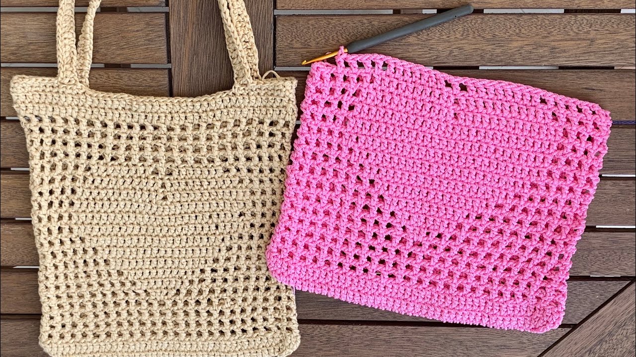 Kalpli örgü çanta/ Crochet Heart Bag
