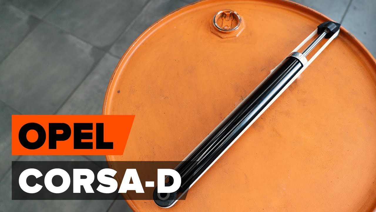 Come sostituire ammortizzatori posteriori su OPEL CORSA D [VIDEO TUTORIAL DI AUTODOC]