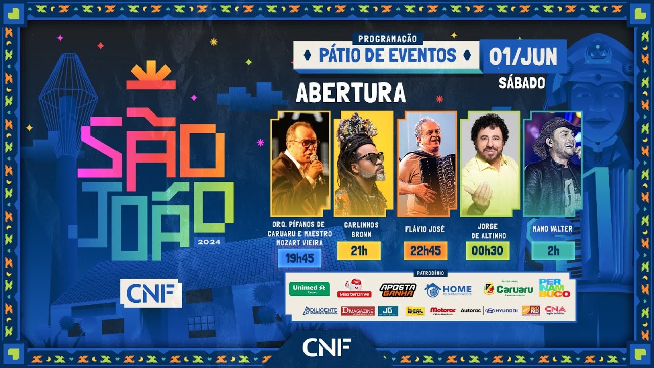 São João de Caruaru 2024 - Abertura Ao Vivo 🔴