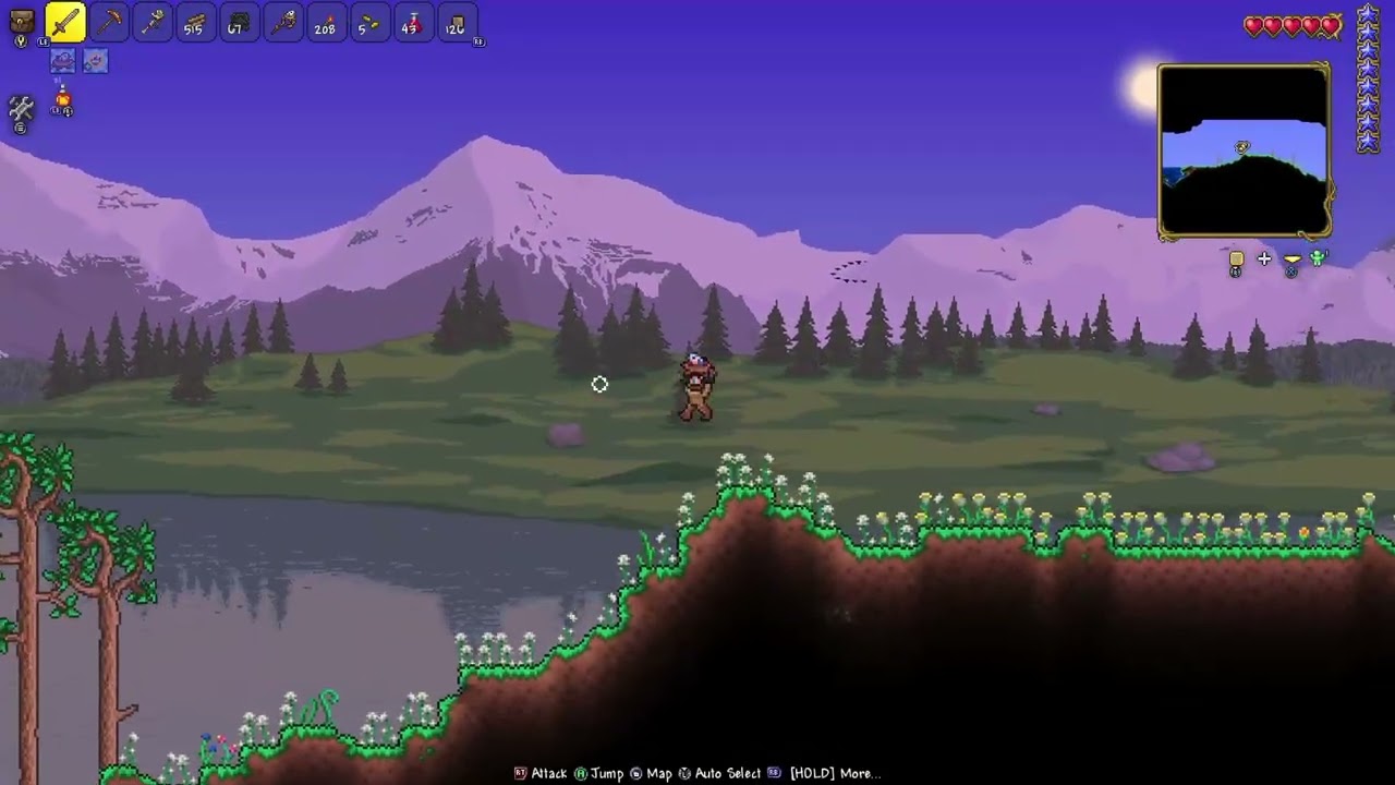 Terraria Let’s Play Part 6 ⚔️💰 Grinding Coins to Get the Mining Helmet 💡