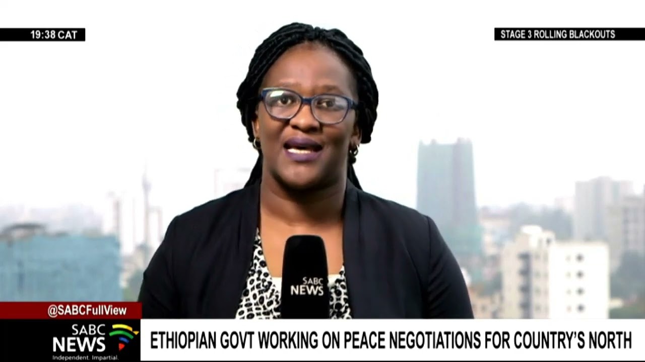 Ethiopian government working on peace negotiations for the country's north