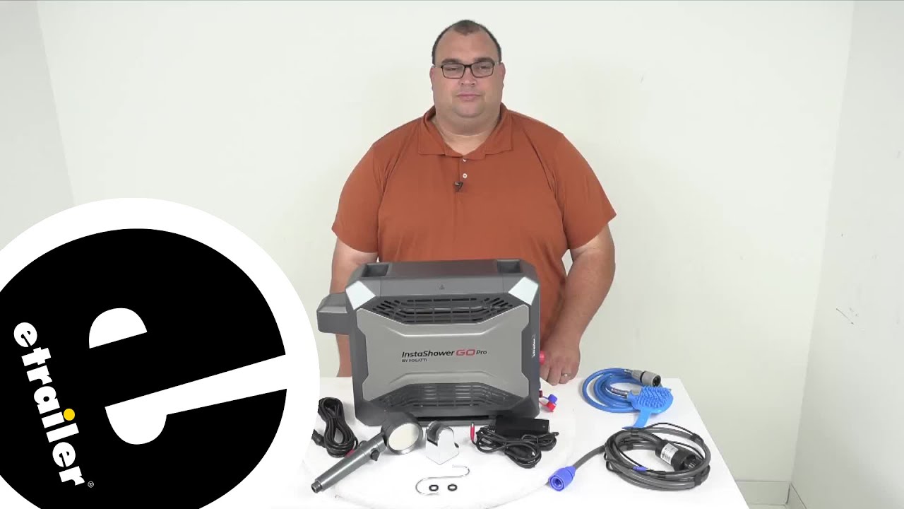 etrailer | What to Know About the Fogatti InstaShower Go Pro Portable Tankless Water Heater