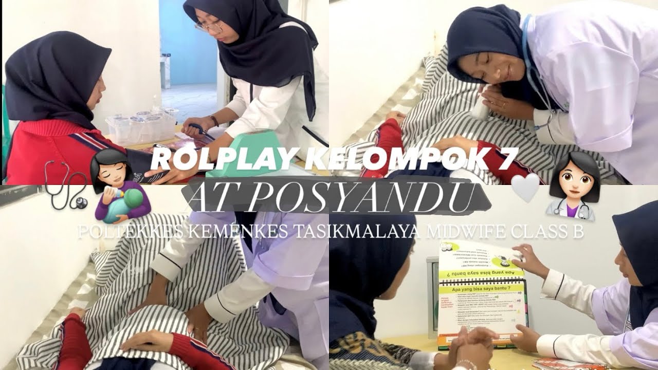 ROLEPLAY BIDAN🧑‍⚕️AT POSYANDU 👩🏻‍🍼 || 1B STR KEBIDANAN || KELOMPOK 7