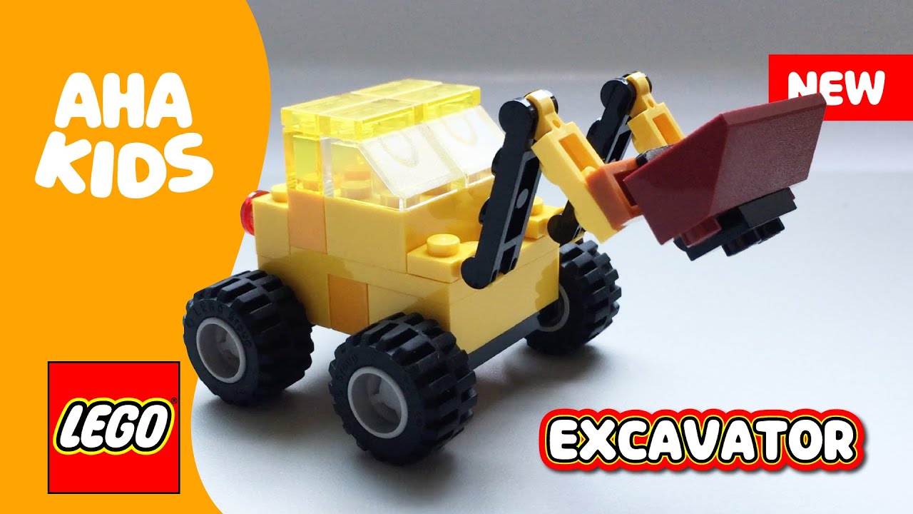 Lego Excavator building instructions - LEGO Classic Creative Fun &mdash; #StayHome and build #WithMe