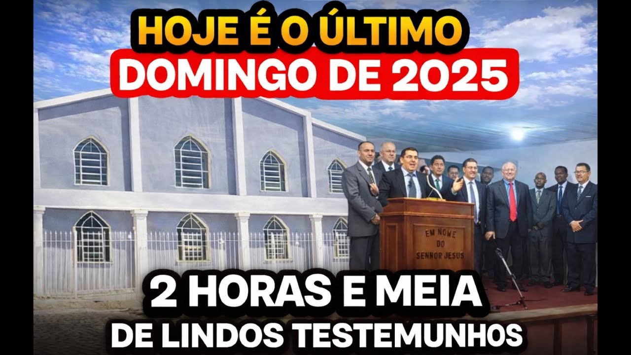Testemunho domingo após culto-Deus Curou, Restaurou e Cumpriu Promessas Antigas | Testemunhos  de Fé