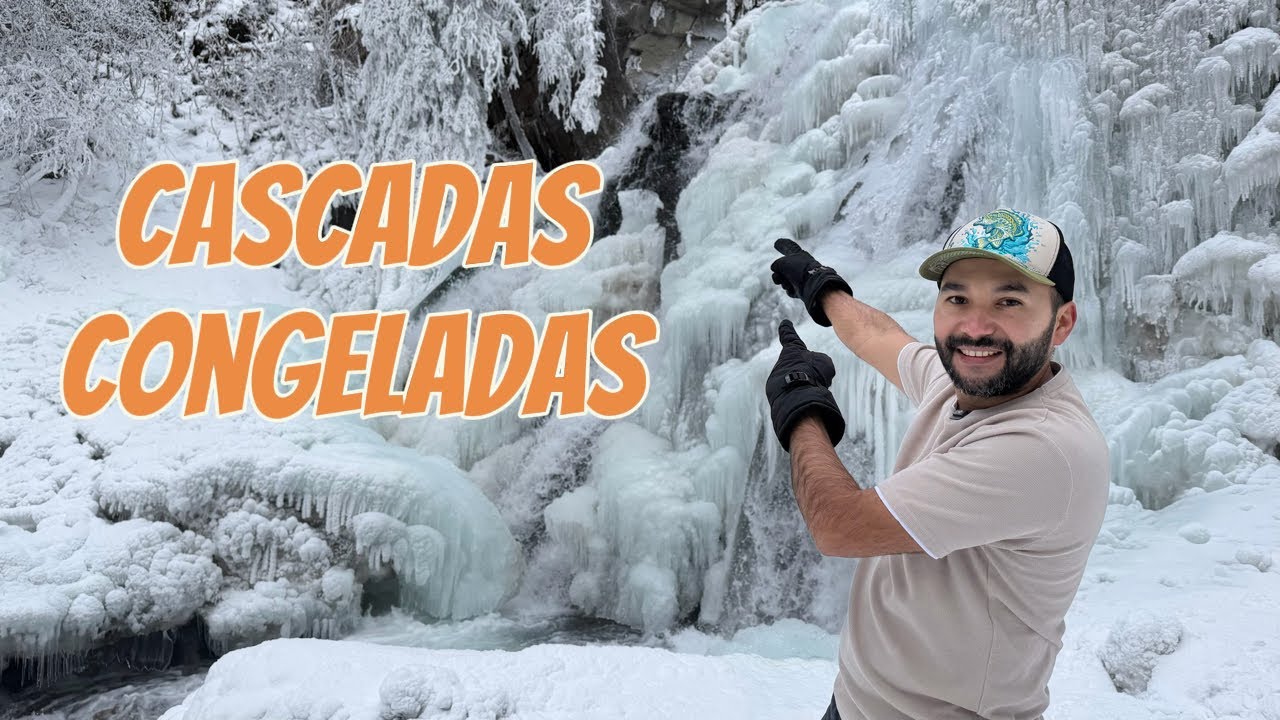 As&iacute; se ve una Cascada congelada ❄️ 