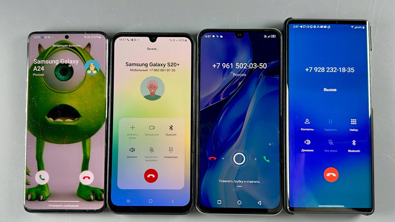 LG Wing Call Infinix X676C / Outgoing Calls Samsung Galaxy S20+ and Samsung Galaxy A24