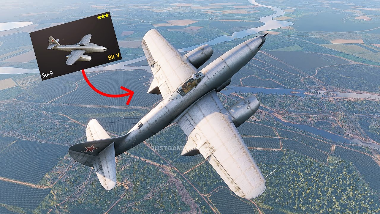 Soviet Jet Aircraft Su-9 Gameplay in Enlisted