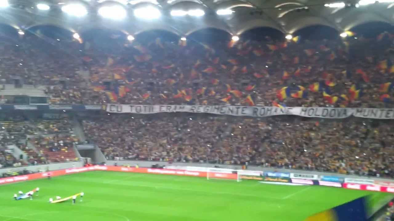 Romania national anthem - 53000 fans in one voice