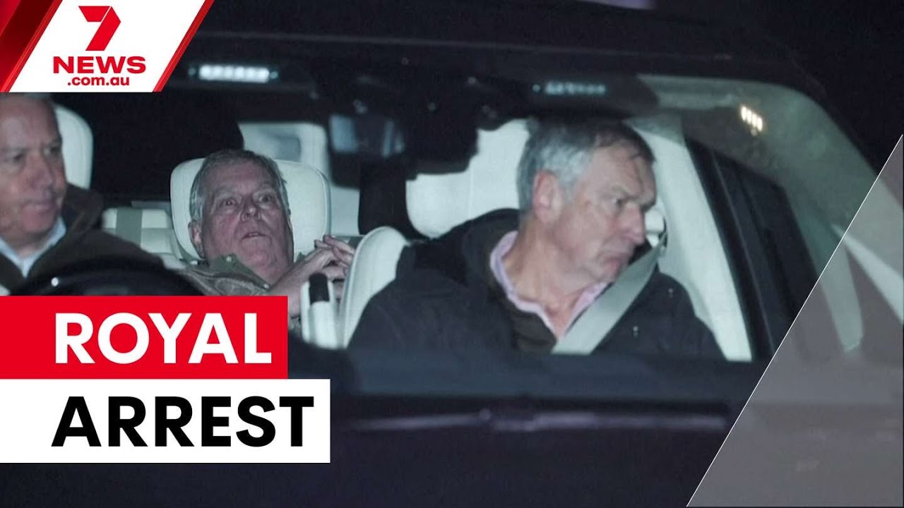 Prince Andrew arrested on suspicion of misconduct | 7NEWS