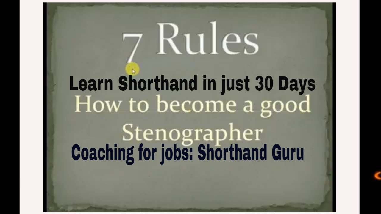 How to become a good Stenographer || Shorthand tricks || Steno 2024 tips || SSC Steno 2024 tricks