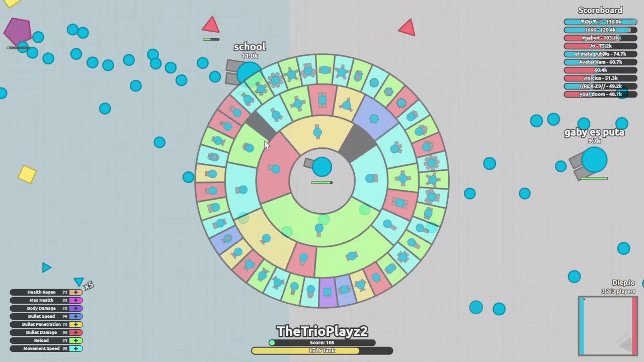 Diep.io Booster/Fighter Challenge!